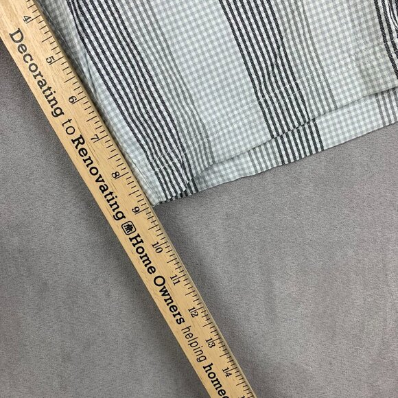 Lululemon Mens Shorts 38 White Plaid Chino Nylon Spandex Stretch 9" Inseam Golf - Picture 5 of 7